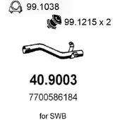 ASSO 40.9003 Voorpijp