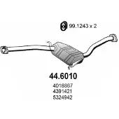 ASSO 44.6010 Uitlaat middendemper