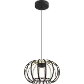 Globo Zwarte hanglamp Ribbon design