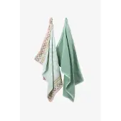 Sissy-Boy Lichtgroene handdoek en theedoek