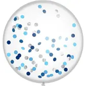 Haza Luxe XL Ballon blauw - 60cm