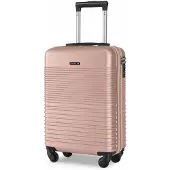 Puccini Roze ABS Handbagagekoffer 55cm - Lichtgewicht & Veilig