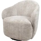 MySons Jimi draaifauteuil 360 - Cremona - Taupe 04 - Star Collection