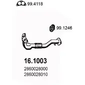 ASSO 16.1003 Voorpijp