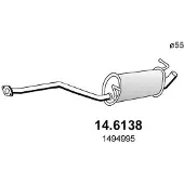 ASSO 14.6138 Uitlaat middendemper