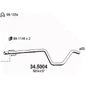 ASSO 34.5004 Voorpijp