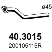 ASSO 40.3015 Voorpijp