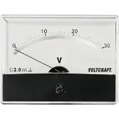 Voltcraft AM-86X65/30V/DC: Inbouwmeetinstrument, AM-86X65/30V/DC, roterende spoel