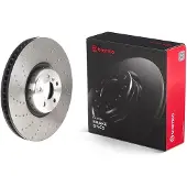 Brembo Remschijf 09D89723 voorkant, geventileerd, sterk gecarboniseerd, 1 Stuk