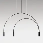 Estiluz Volta T-3535S / T-3536S Hanglamp 3 Lights (T-3536S) | Black | 2700 K