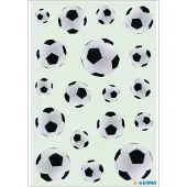 Herma Stickers voetballen - 10 stuks