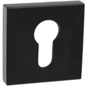 Online Deurbeslagshop 2 PC-Plaatjes vierkant 53x53x9 zwart