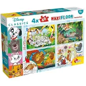 Lisciani - Disney Classics - Double face - Puzzel Maxifloor - 4 x 48 stukjes