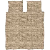 Snurk Dekbedovertrek Twirre Sand?Percal-240 x 200 / 220 cm | Lits-Jumeaux