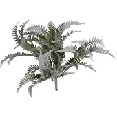 Ptmd collection PTMD Fern Plant Gevlokte Varen Kunststruik - 21 x 21 x 26 cm - Groen