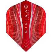 Harrows Silika Lumen Round NO6 Red Tough Crystalline Coated - Dart Flights