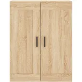 vidaXL Hoge kast 69,5x34x180 cm bewerkt hout sonoma eikenkleurig