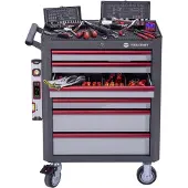 Toolcraft 96029C702 Werkplaatswagen Kleur (specifiek): Grijs, Antraciet, Rood
