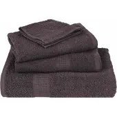 vidaXL Douchehanddoeken FROGN 25 st 70x140 cm 360 g/m² antraciet