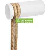 Creative Cables Rolé Houten Kabelwartel. Wandbevestiging Voor Hanglamp