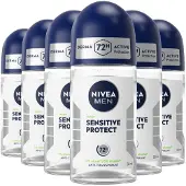 Nivea 6x Deodorant Roller Sensitive Protect 40 Ml