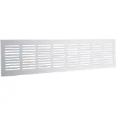 Starx plintrooster 400 x 80 mm rvs