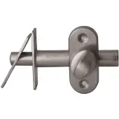 Hardbrass Insteekgrendel/voordeurgrendel Vienna 50mm - PVD Inox