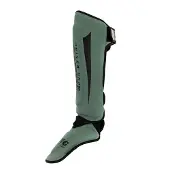 King Pro Boxing Scheenbeschermers KPB SG REVO 5 Kaki Groen Zwart - L