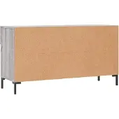 vidaXL Schoenenbank 102x35x55 cm bewerkt hout grijs sonoma eikenkleur