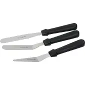 Kitchencraft Stainless Steel Palette Knives Set 3 Units Zilver