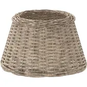 vidaXL Lampenkap Ø50x30 cm wicker bruin
