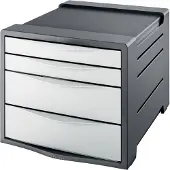 Esselte 2 Big And Small Europost Buc Drawers Grijs Kinderen