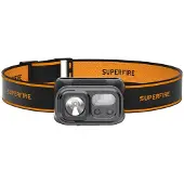 Superfire Headlamp HL23, 220lm, USB-C