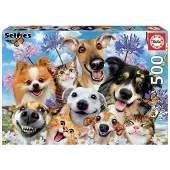 Educa - puzzel - Fun in the Sun Selfie - 500 stuksjes - Legpuzzel