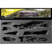 Woodland WC1247 Universeel Gipsmal Kleine rotswand (l x b) 250 mm x 130 mm
