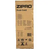 Zipro Ergometer Hometrainer Rook Gold – Bluetooth fitnessfiets, compatibel met Kinomap iConsole+, elektrische weerstand (watt/HRC), robuust en met USB-aansluiting