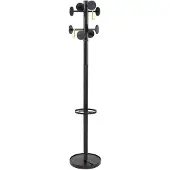Alba Kapstok PMSTAN3 N 48 x 350 x 1750 mm Zwart