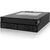 Raidsonic MB994IPO-3SB Backplane IcyDock 2x6,3cm SATAI-III/SAS in 1x5,25" HDD/SSD