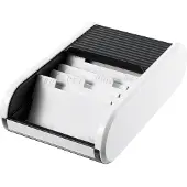 Helit Visitekaarthouder Wit, zwart A8 300 Karten Rubber 13,6 x 24,2 x 6,7 cm
