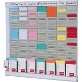 Nobo Midi T-kaartplanbord 48 (B) x 48 (H) cm Metal Grijs