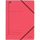 Leitz Elastomap 3980, A4 karton, rood