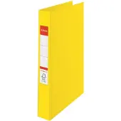 Esselte ringmap Vivida geel, 4 ringen - 3 stuks