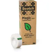 3M Plakband Magic Transparant 19 mm (B) x 33 m (L) PP (Polypropeen) 9 Rollen