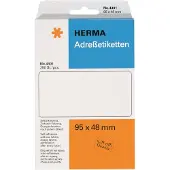 Herma Etiket adres 4301 95x48mm 250stuks zig-zag - 2 stuks