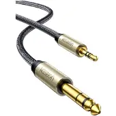 UGREEN - kabel - TRS audiokabel mini jack 3,5mm - jack 6,35mm 2m grijs