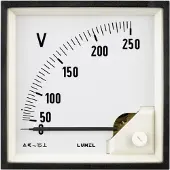 Lumel EA19 250V EA19 250V Inbouwmeetinstrument 96 x 96 mm 250 V/AC Weekijzer