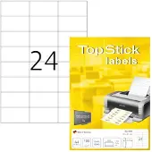 Topstick Etiket 70x37mm 2400 stuks - 10 stuks