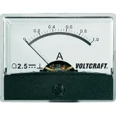 Voltcraft AM-60X46/1A/DC: Inbouwmeetinstrument, AM-60X46/1A/DC, 1A, met roterende spoel