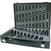 RUKO A214200 HSS Metaal-spiraalboorset 170-delig 1 mm, 1.5 mm, 2 mm, 2.5 mm, 3 mm, 3.5 mm, 4 mm, 4.5 mm, 5 mm, 5.5 mm, 6 mm, 6.5 mm, 7 mm, 7.5 mm, 8 mm, 8.5
