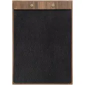 Security Plus Menukaarthouder 'Walnut Leather', A4